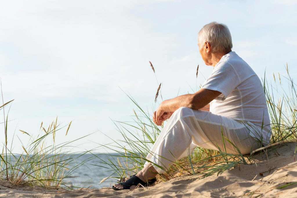 serene old man credit freepik