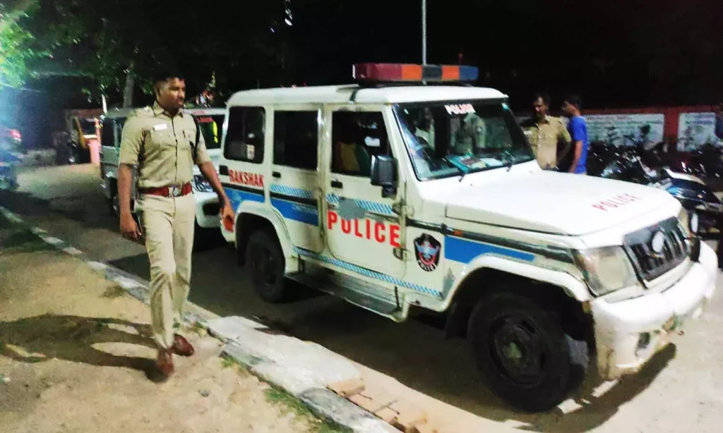 andhra police jeep