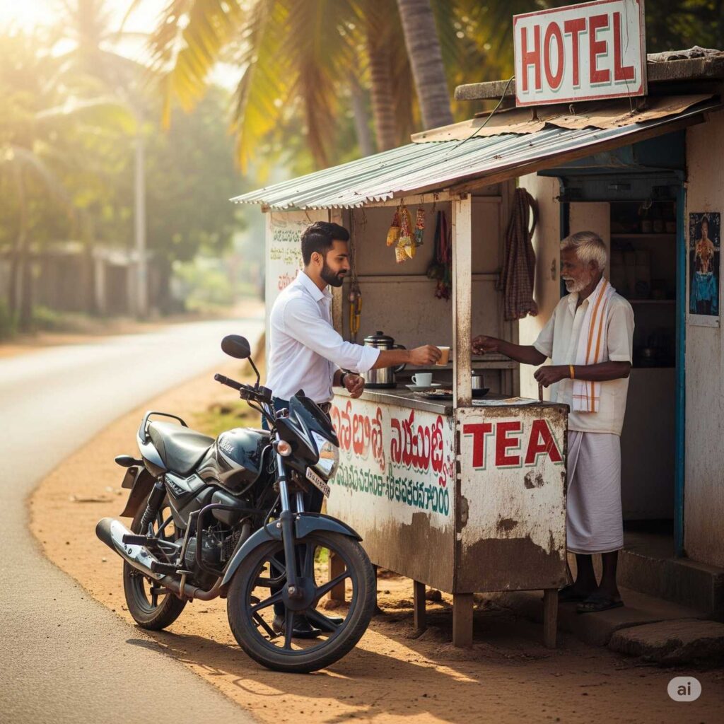 roadside tea stall